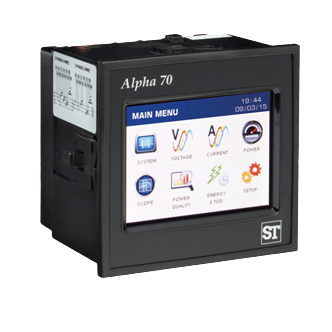Alpha70-panel mount power quality monitor