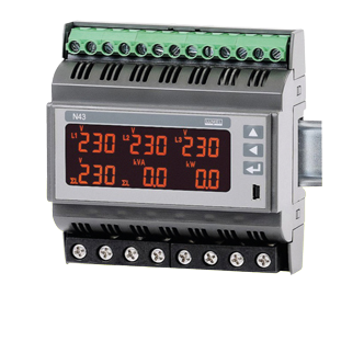 N43-Rail Mounted Power Network Meter.